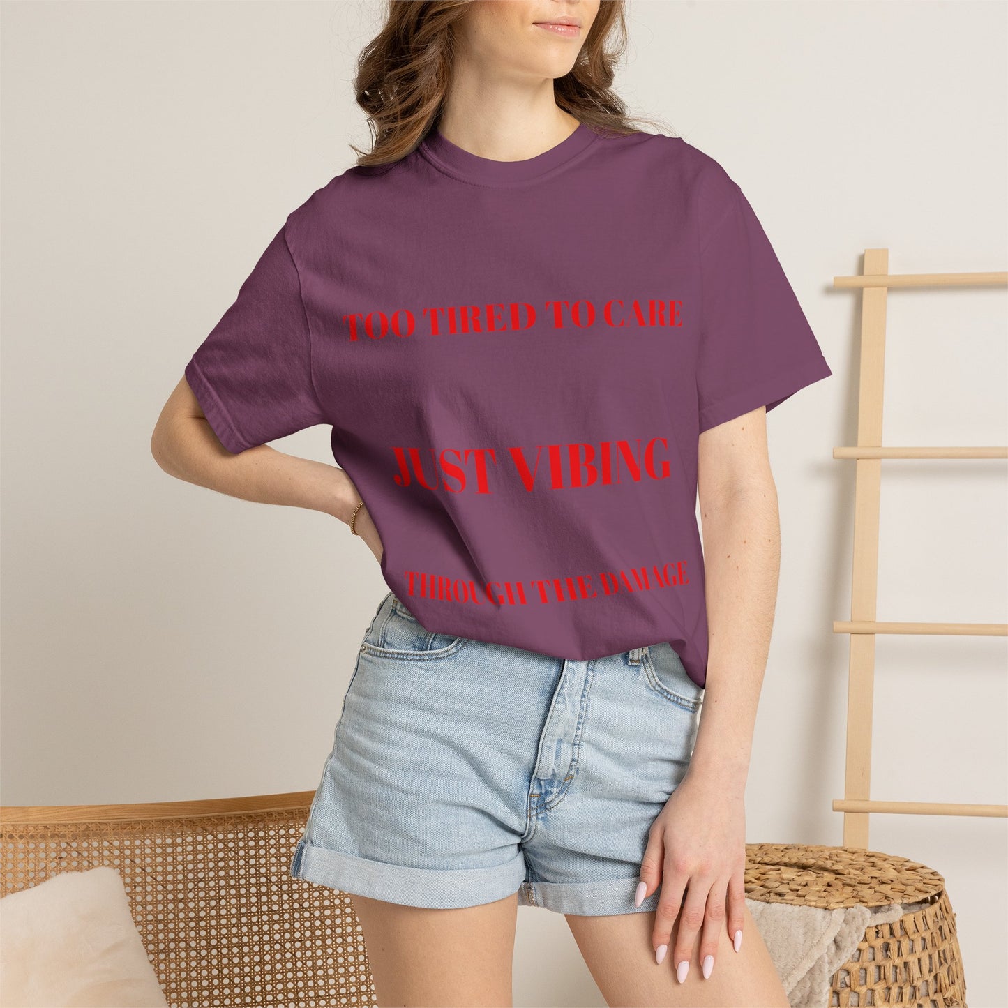 T‑Shirt — (Too Tired to Care)
