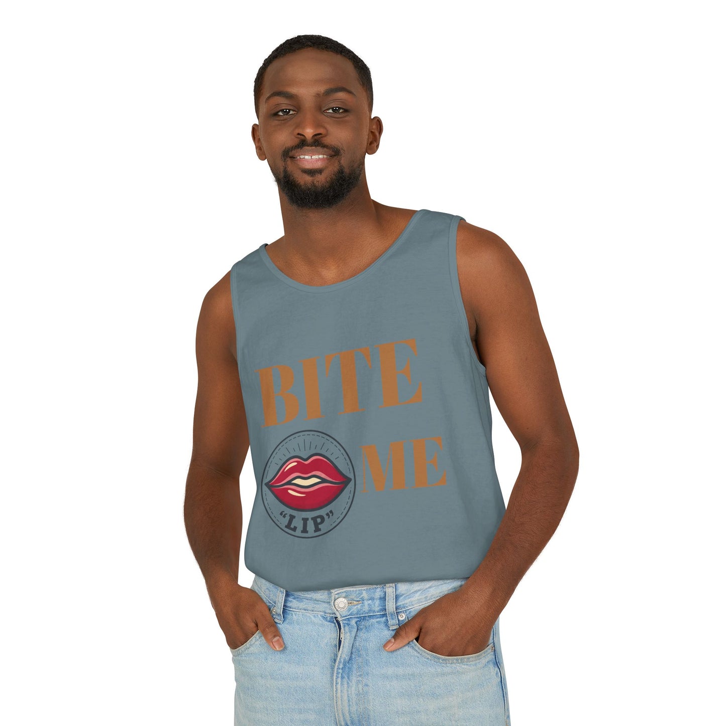 Retro Lips Summer Muscle Tank