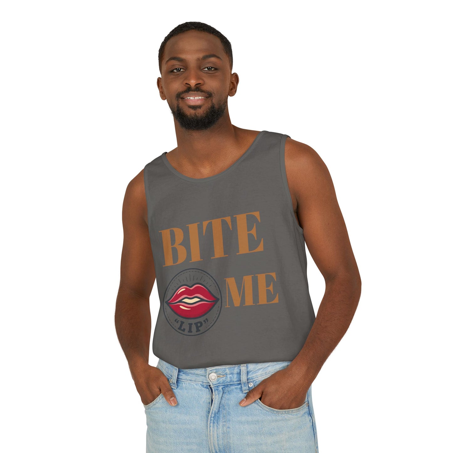 Retro Lips Summer Muscle Tank