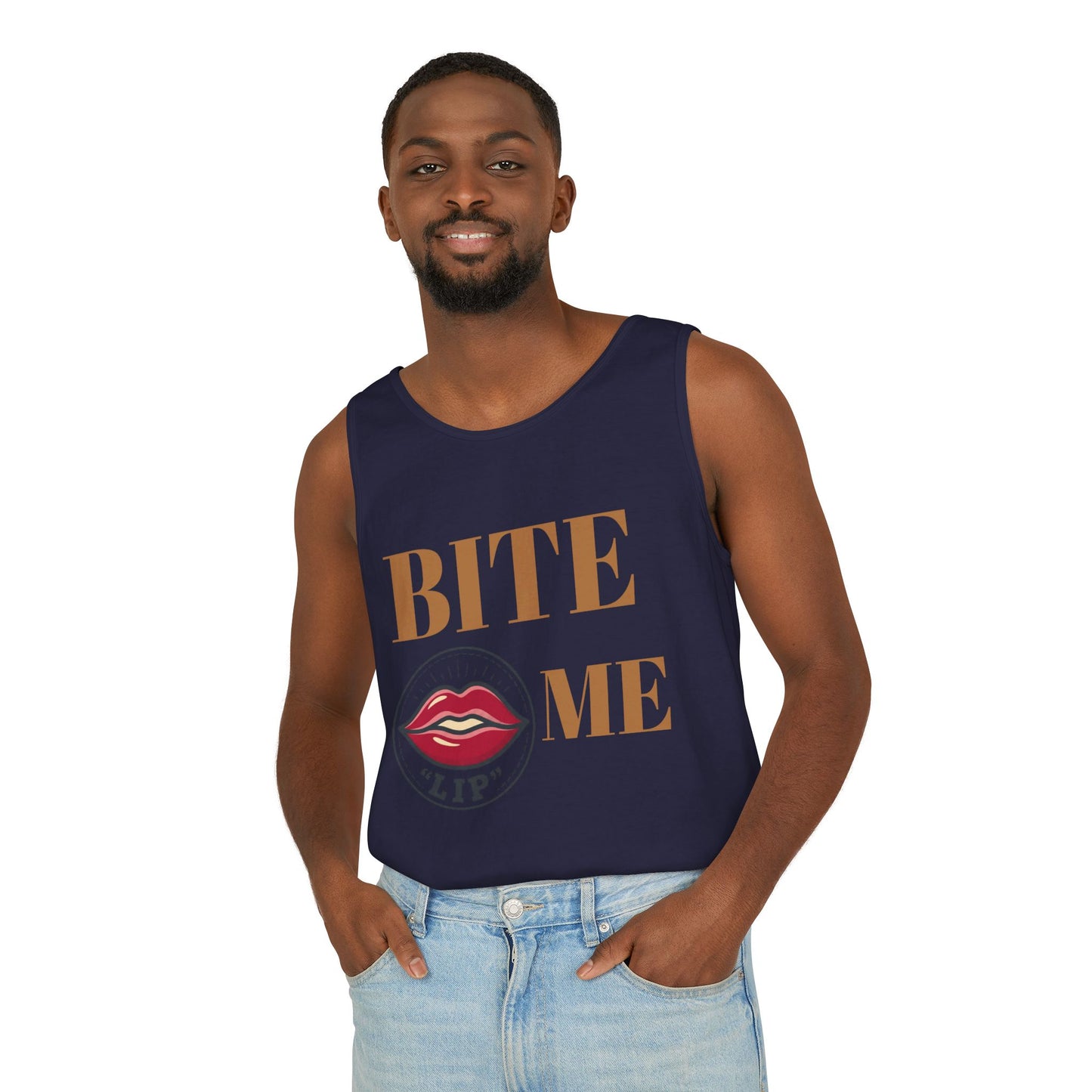 Retro Lips Summer Muscle Tank