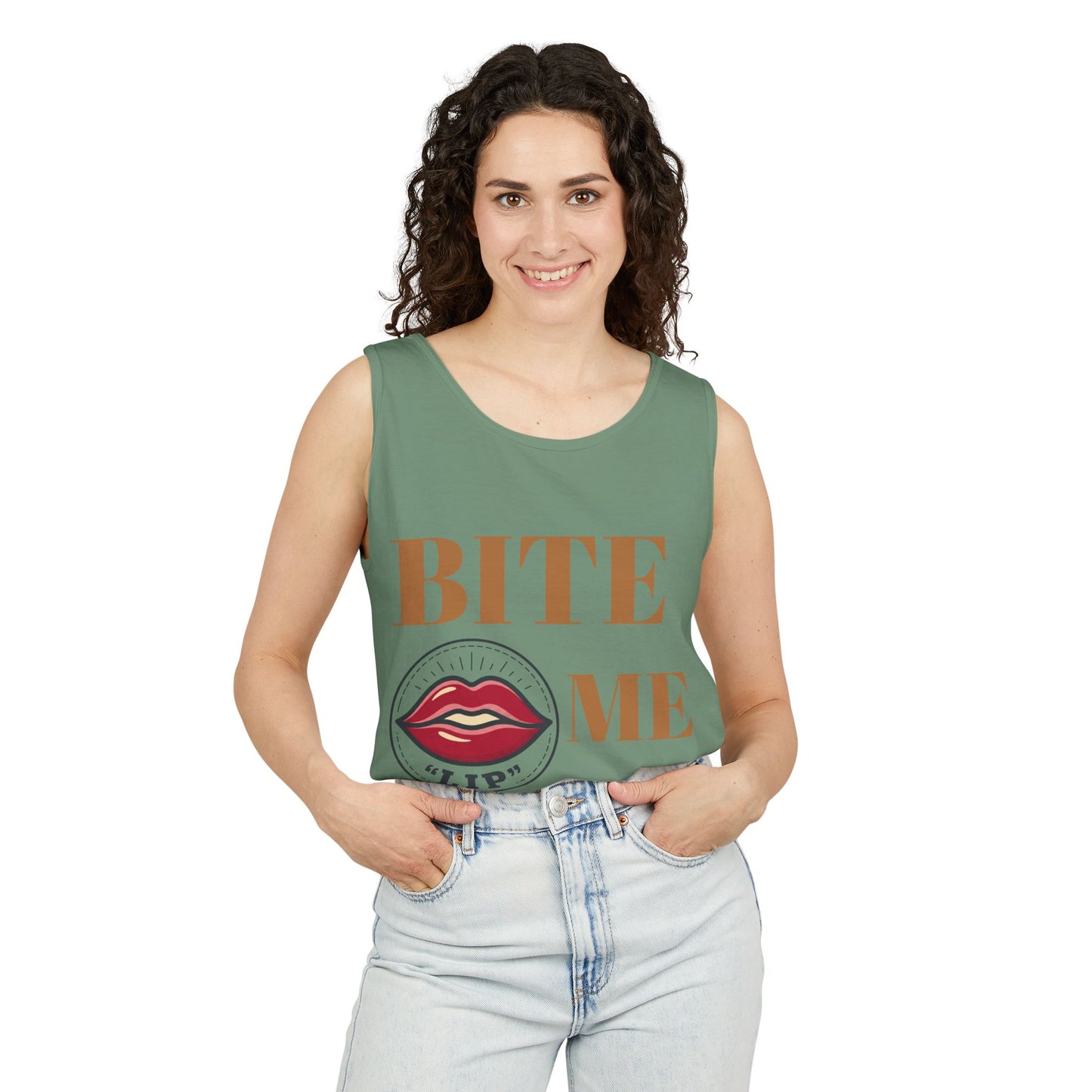 Retro Lips Summer Muscle Tank