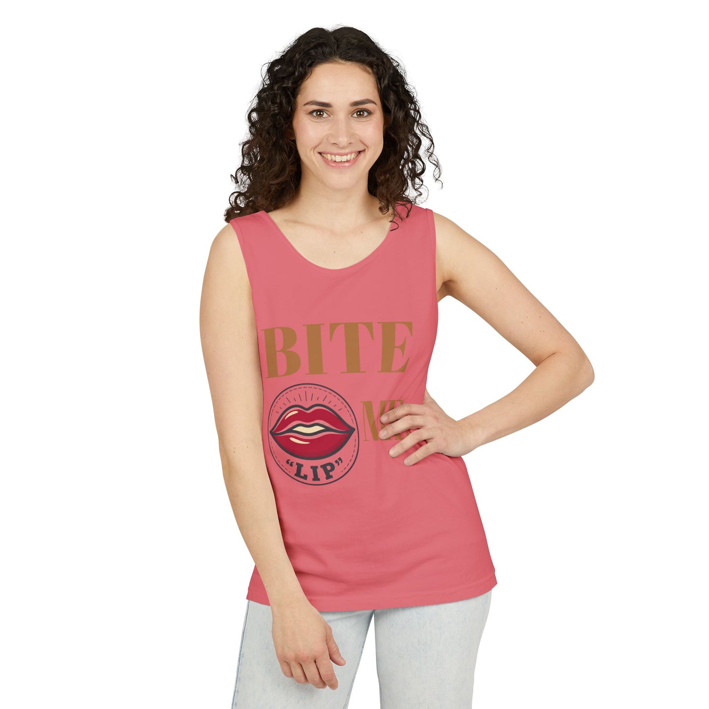 Retro Lips Summer Muscle Tank