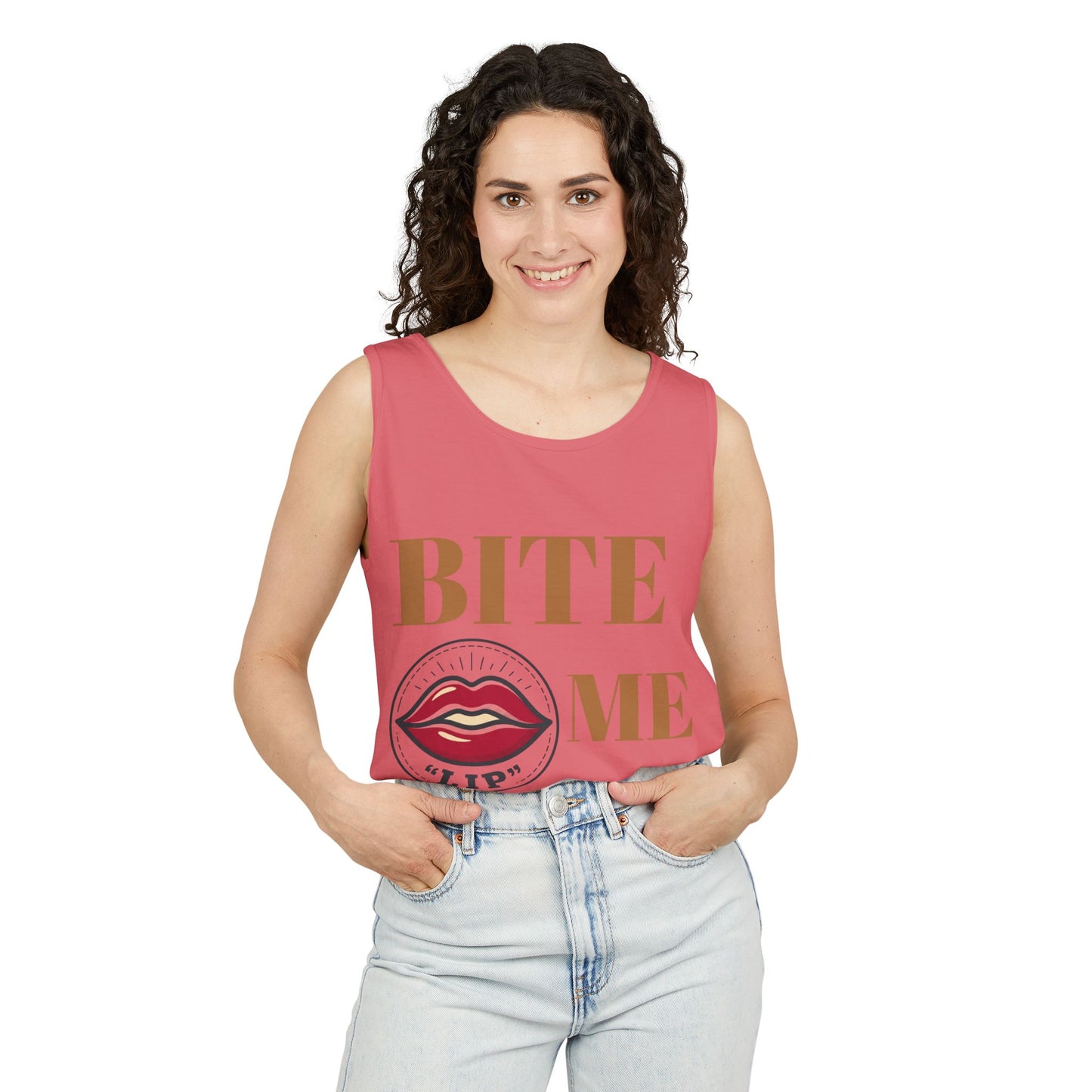 Retro Lips Summer Muscle Tank
