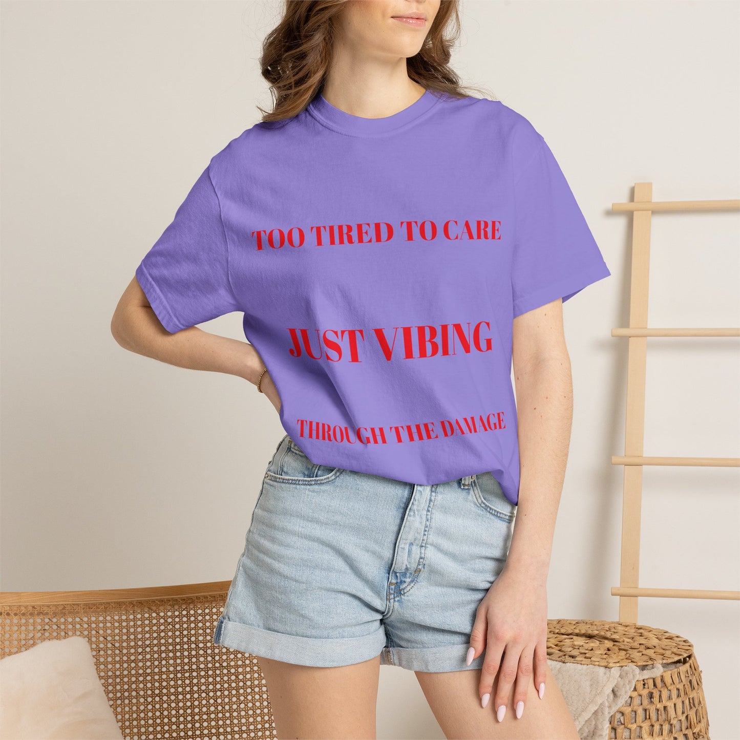 T‑Shirt — (Too Tired to Care)