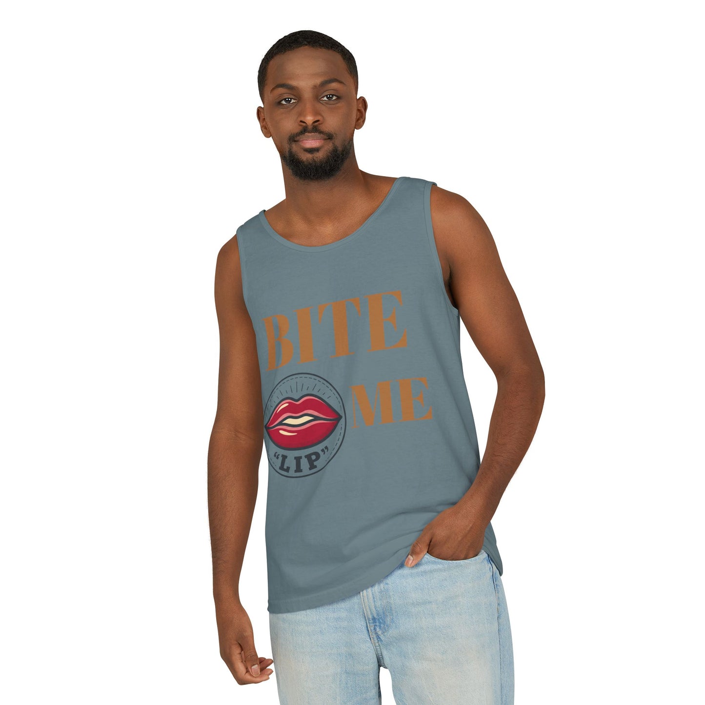 Retro Lips Summer Muscle Tank
