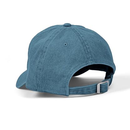 Embroidered Denim Hat — I Love When Men Shit the Fuck Up Bold Statement Cap