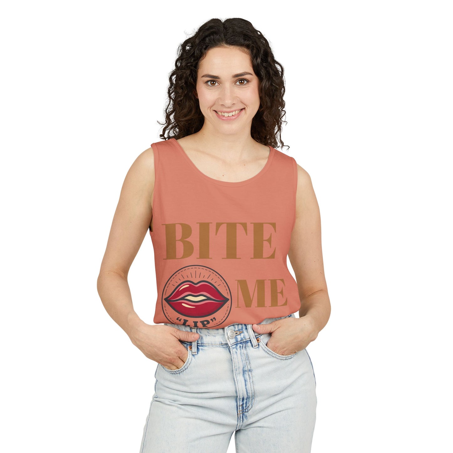 Retro Lips Summer Muscle Tank