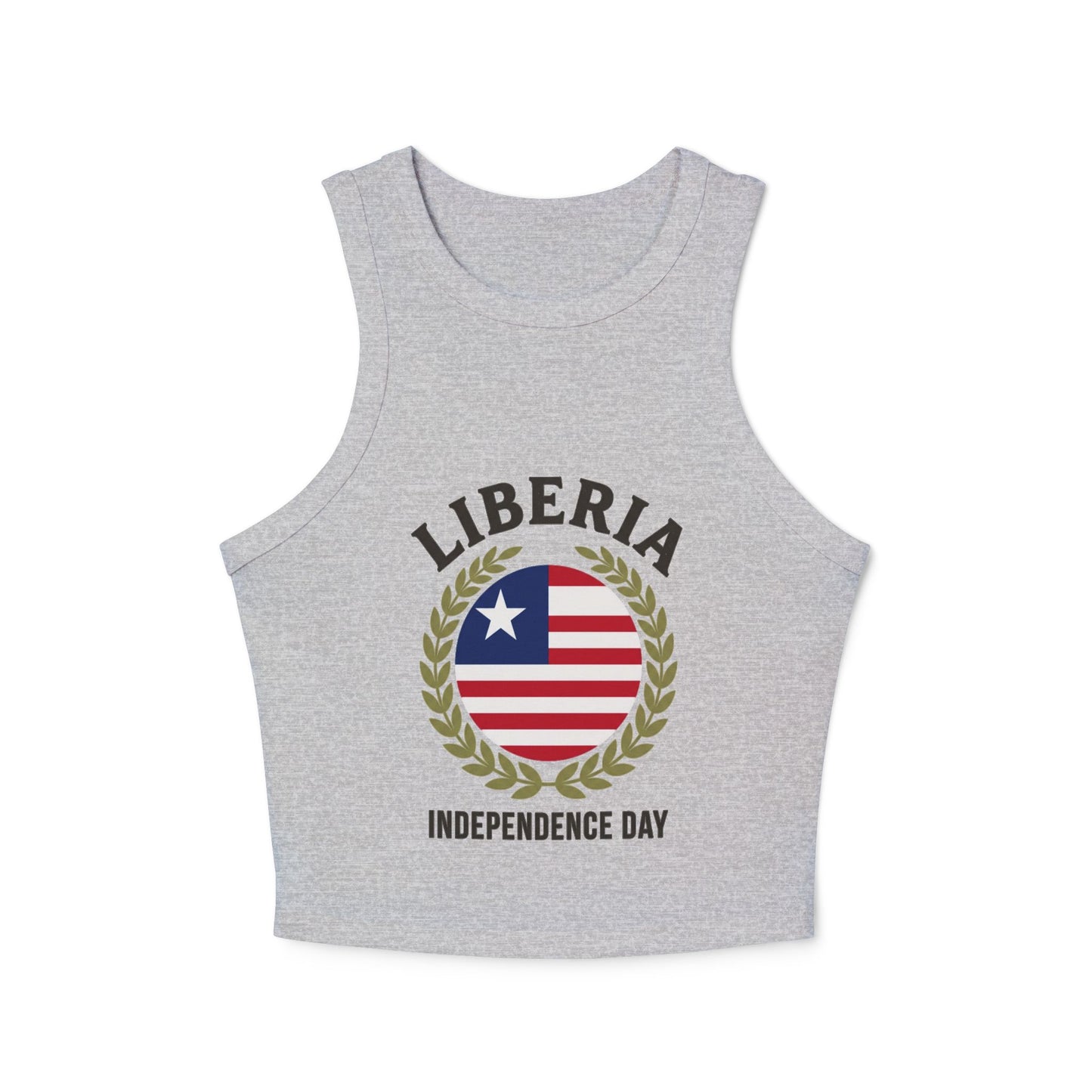 Liberia Independence Day Women Racer Tank Top