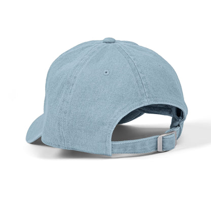 Embroidered Denim Hat — I Love When Men Shit the Fuck Up Bold Statement Cap