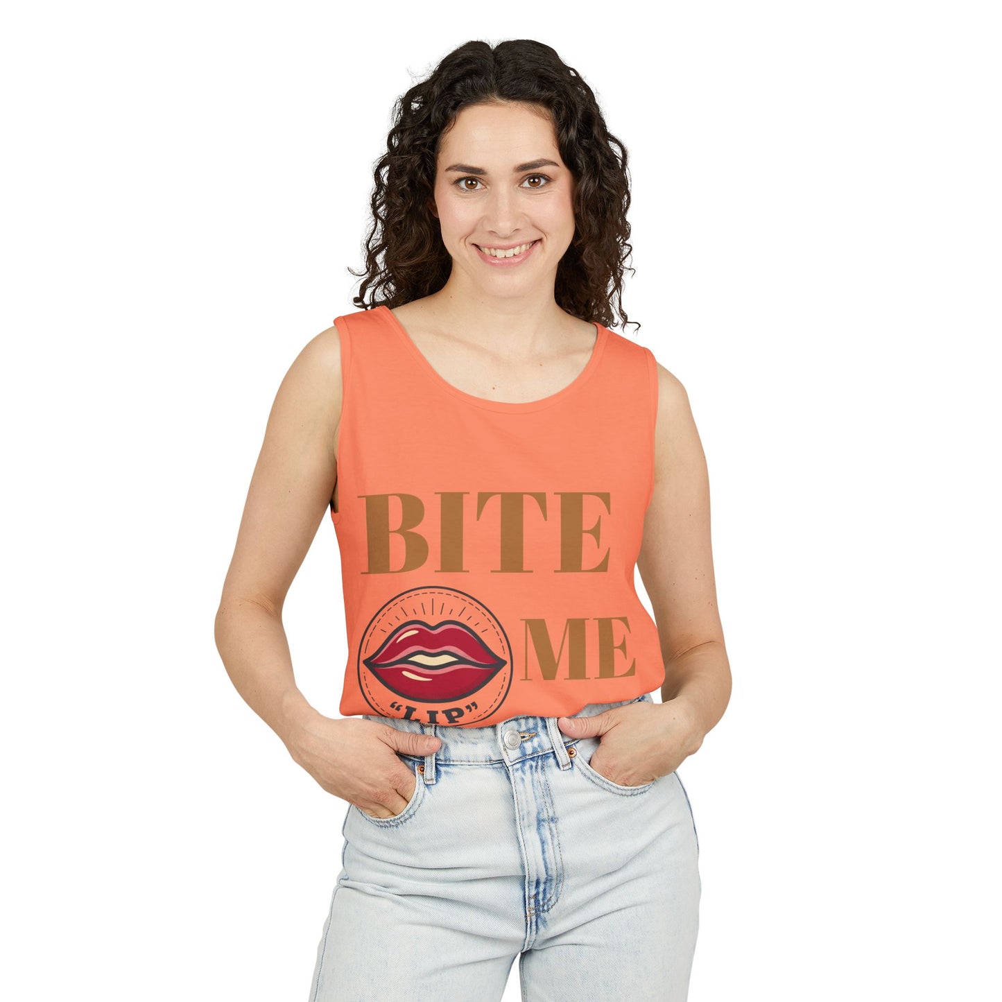 Retro Lips Summer Muscle Tank