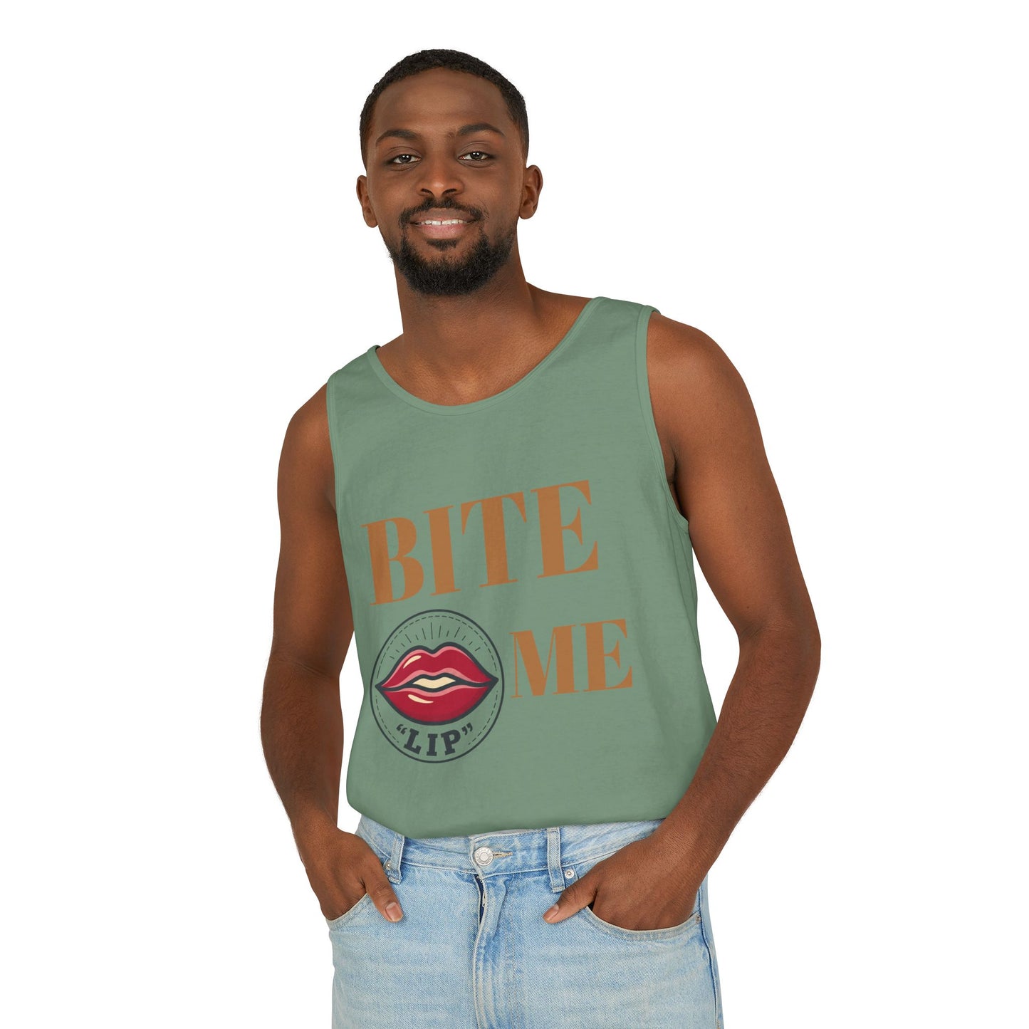 Retro Lips Summer Muscle Tank