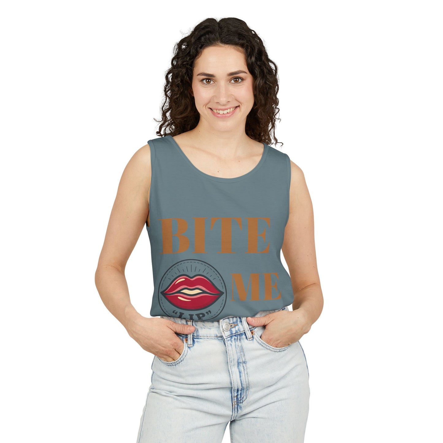 Retro Lips Summer Muscle Tank
