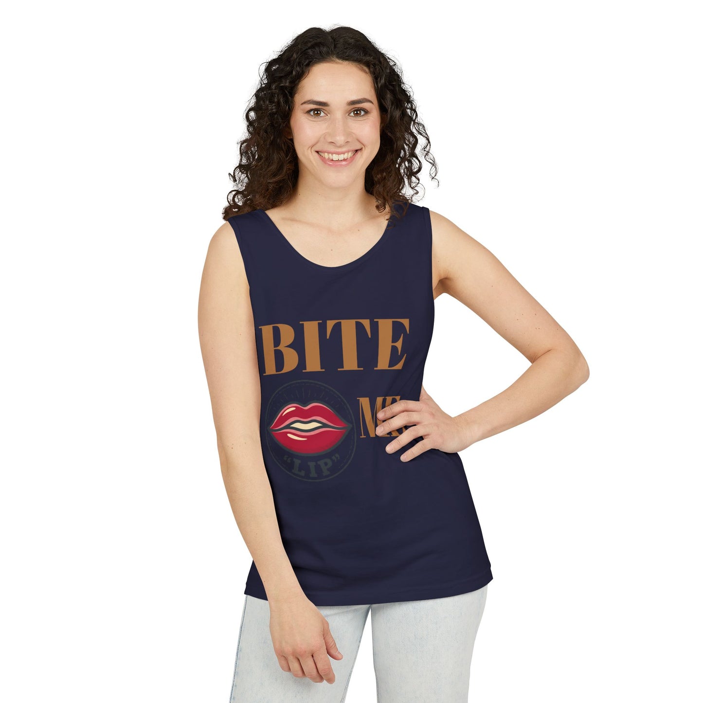 Retro Lips Summer Muscle Tank
